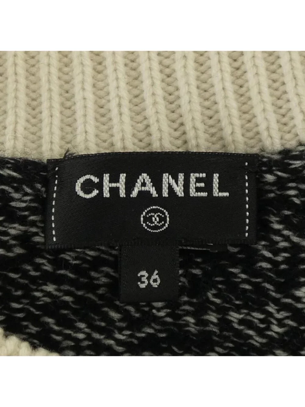 Chanel Knit Sweater Black